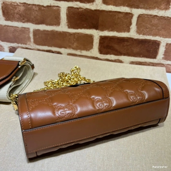 Hyperpeter GG shoulder bag leather GUCCI matelassé 0801